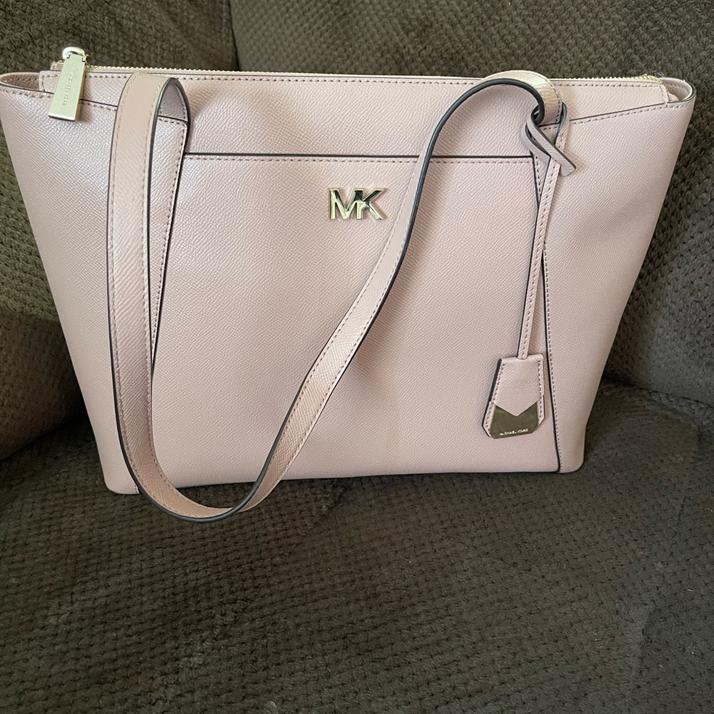 Michael Kors Maddie Tote brand new with tags still attached in the color fawn